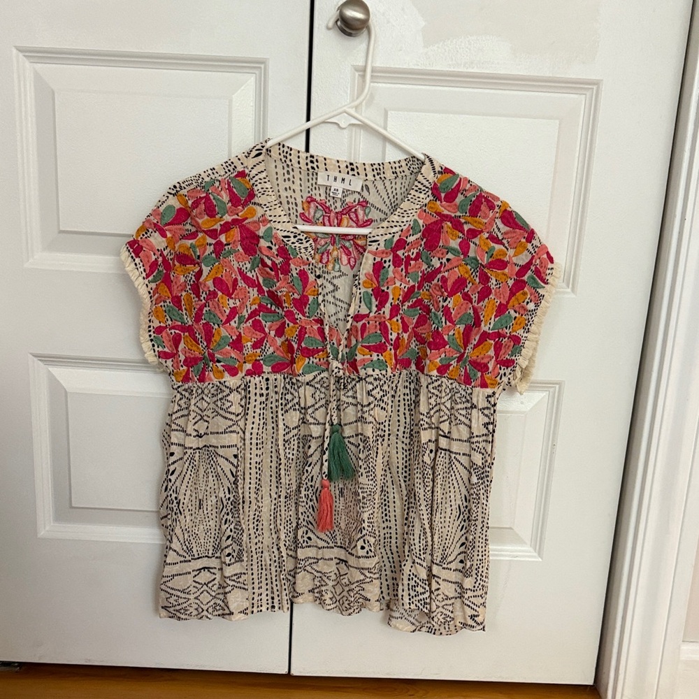 THML Multicolor Embroidered Blouse
